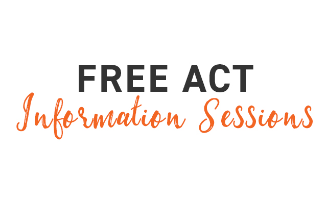 Free ACT info sessions